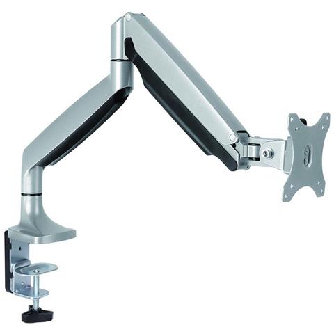 Supporto da Tavolo per Computer monitor Portata max 9 kg Colore Nero e Argento - Foto 2