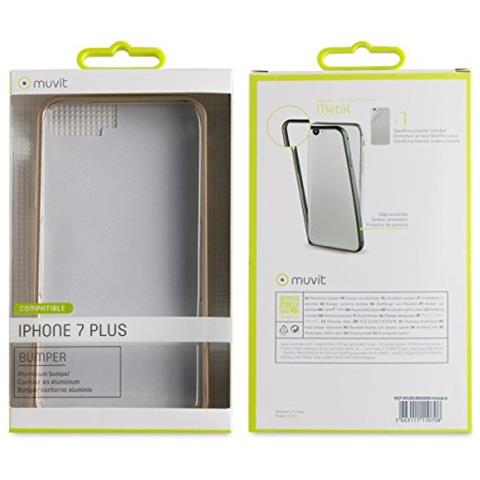 MUBUM0009 custodia per cellulare 14 centimetri (5,5 "") PARAURTI Oro Custodia per cellulari (PARAURTI, Apple, Apple iPhone 7 Plus 14 cm (5.5""), Oro)  - Foto 2