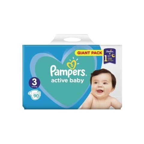 Pannolini Active Baby 3 (midi), 6-10 Kg, 90 Pz. - Foto 1