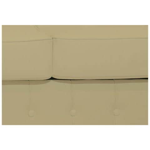 Divano Class Pelle | 4 Posti | Vaniglia | 12 Anni Di Garanzia - Foto 2