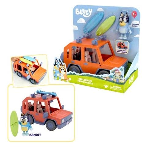 Playset Giochi Preziosi Bly03000 Bluey Jeep Con Personaggio - Foto 1