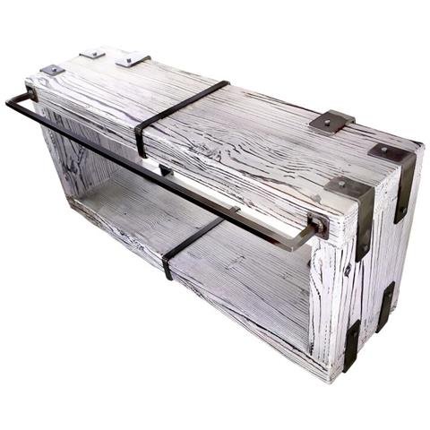 Mobili Bagno Lavabo Sottolavabo Lbbw (100x28 Cm A= 40 Cm, Bianco) - Foto 2
