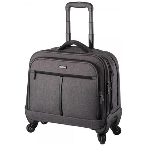 Phoenix Borsa Per Notebook 43,2 Cm (17"") Custodia Trolley Grigio - Foto 1