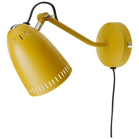 Lampada Da Parete In Metallo Dynamo Giallo Senape Opaco - Foto 3