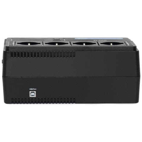 UPS700VA-XS - Gruppo di continuità 700VA 4x Bipasso /Schuko + 2x USB - Foto 4