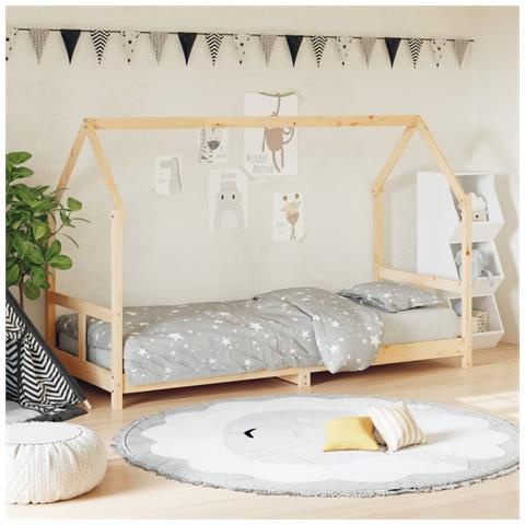 Giroletto Per Bambini 80x200 Cm In Legno Massello Di Pino - Foto 1