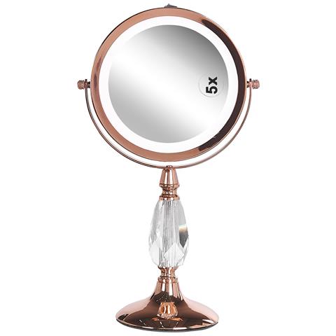 Specchio Per Make-up Led Maury Oro Rosa - Foto 2