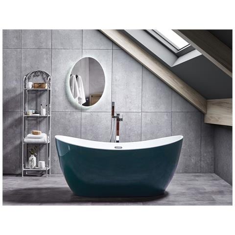 Vasca Da Bagno Freestanding Antigua 170 X 77 Cm Foglia Di Tè - Foto 1