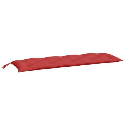 Cuscino Per Panca Rosso 150x50x7 Cm In Tessuto Oxford - Foto 2
