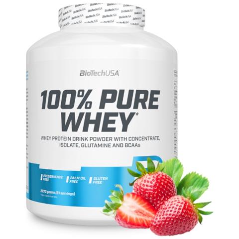 Biotech Usa 100% Pure Whey 2270g Gusto Fragola - Foto 1