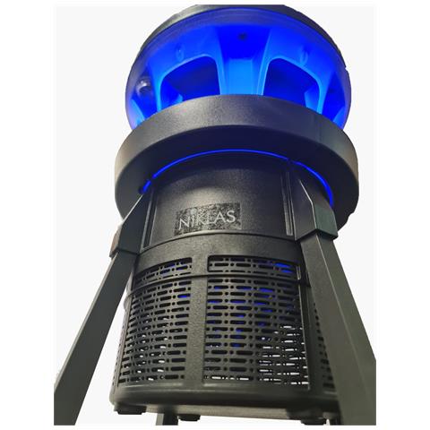 Elettrosterminatore Insetti Zanzare A Basso Consumo Con Vortice Aspirante Portatile Niklas Rocket - Foto 2