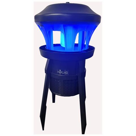 Elettrosterminatore Insetti Zanzare A Basso Consumo Con Vortice Aspirante Portatile Niklas Rocket - Foto 1