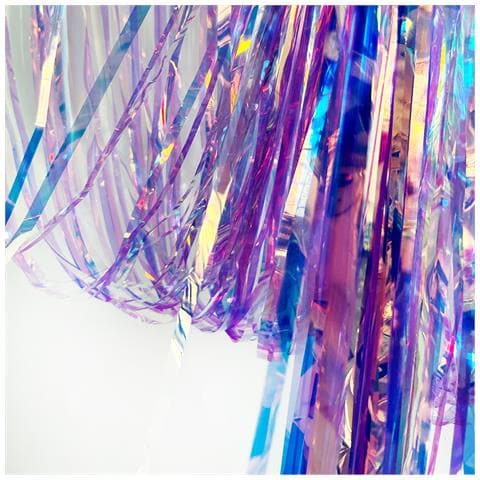 Tenda A Pioggia Arcobaleno, Decorazione Per Feste Purple M - Foto 1