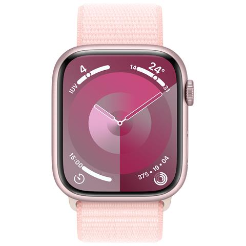 Watch Series 9 45 mm Digitale 396 x 484 Pixel Touch screen 4G Rosa Wi-Fi GPS (satellitare) - Foto 5