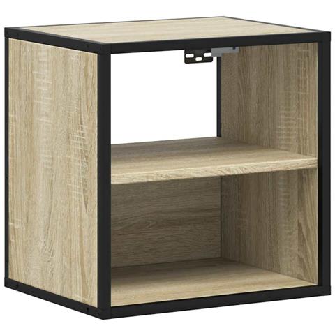 Comodino A Muro Rovere Sonoma 40x31x39,5 Cm - Foto 2