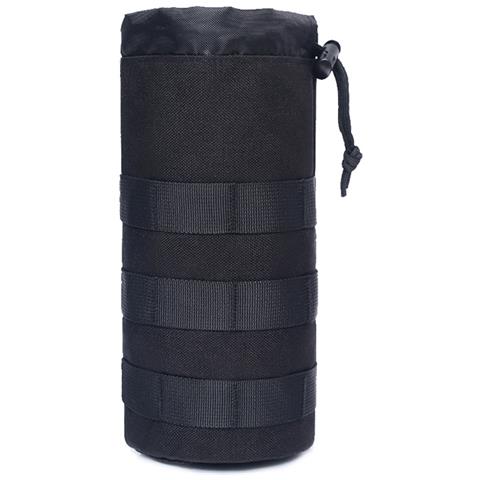 Custodia Tattica Per Borraccia, Supporto Compatibile Con Molle Per Escursionismo Black - Foto 1
