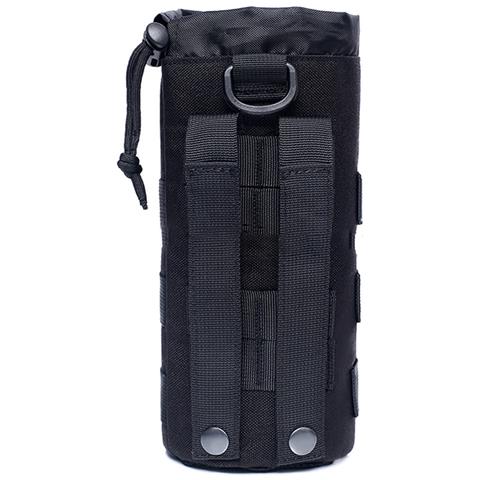 Custodia Tattica Per Borraccia, Supporto Compatibile Con Molle Per Escursionismo Black - Foto 2