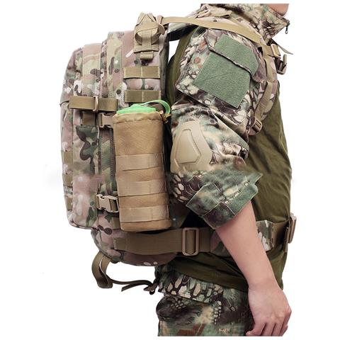 Custodia Tattica Per Borraccia, Supporto Compatibile Con Molle Per Escursionismo Black - Foto 3
