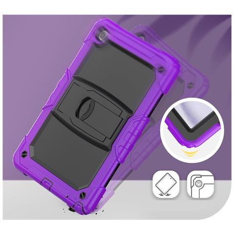 Custodia Per Ipad 9.7” Con Supporto E Tracolla Viola - Foto 4