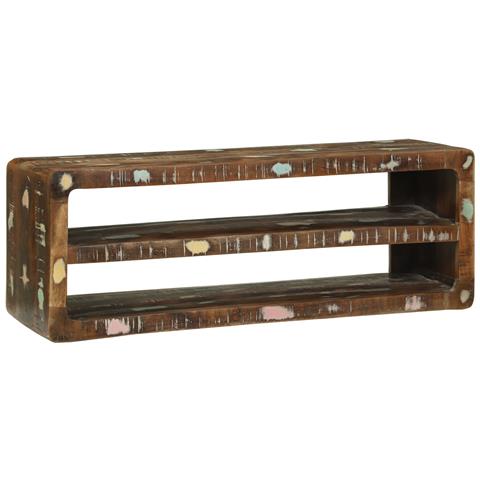 Mobile TV 100x32x36 cm Legno massello di recupero - Foto 1