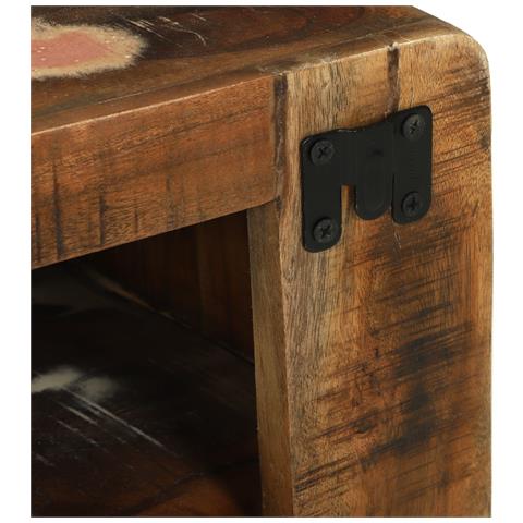 Mobile TV 100x32x36 cm Legno massello di recupero - Foto 9