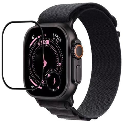 Protezione Schermo Per Apple Watch Ultra 3: Pellicola Tpu Composita Curva 3d A Copertura Totale (confezione Da 3) - Foto 1