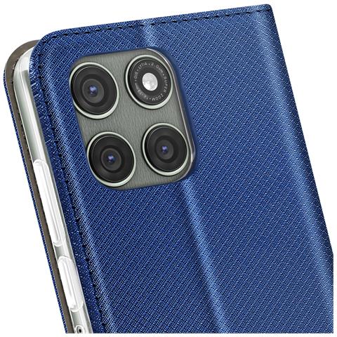 Custodia Per Motorola Edge 60 Pro Con Texture A Strisce E Portacarte - Foto 2