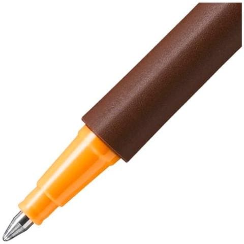 pointVisco - Penna Roller a inchiostro Gel - Confezione da 10 - Marrone - Foto 2