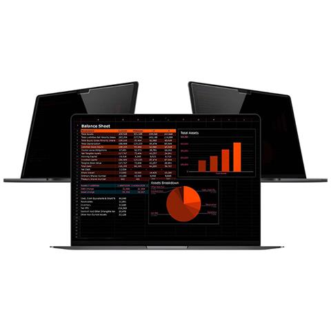 Protezione Schermo Per Macbook Air 13"" Anti-spia Fissaggio Magnetico, Nero Transparente - Foto 4