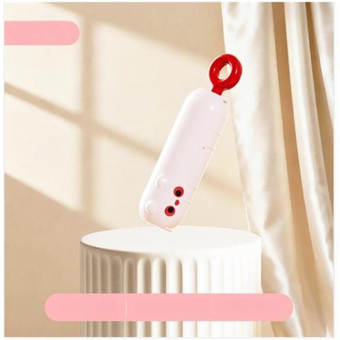Rullo Levapelucchi Lavabile 2-in-1: Rimozione Peli Animali Riutilizzabile & Pulizia Vestiti White + Red - Foto 2