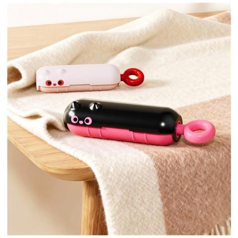 Rullo Levapelucchi Lavabile 2-in-1: Rimozione Peli Animali Riutilizzabile & Pulizia Vestiti White + Red - Foto 5