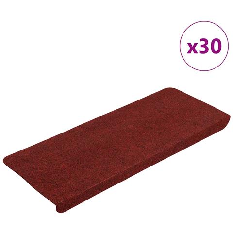 Tappetini Autoadesivi per Scale 30 pz Rossi 65x24,5x3,5 cm - Foto 1