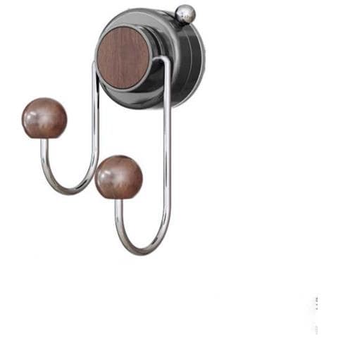 Gancio A Ventosa - Appendiabiti A Sfera Per Cappotti E Cappelli, Senza Necessità Di Trapano Gray - Foto 1