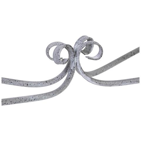 Espositore In Metallo Con 2 Ripiani Grigio 90,81x36,83x158,12h Cm - Foto 8