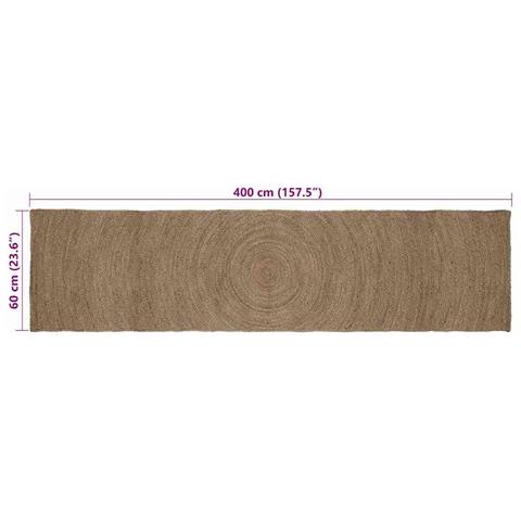Tappeti per area Rettangolare Grigio 60 x 400 cm Juta - Foto 7