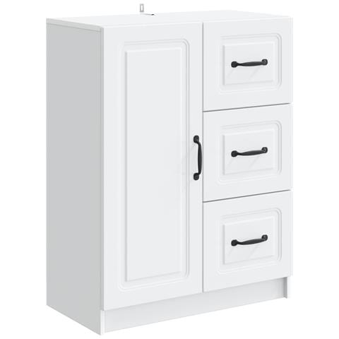 Credenza Bianco 66 x 34,5 x 87 cm Legno ingegnerizzato - Foto 1