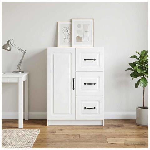Credenza Bianco 66 x 34,5 x 87 cm Legno ingegnerizzato - Foto 2