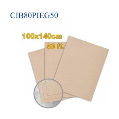 conf. 50. Carta Kraft in fogli. Avana 100x140cm 80 gr CK50A - Foto 4