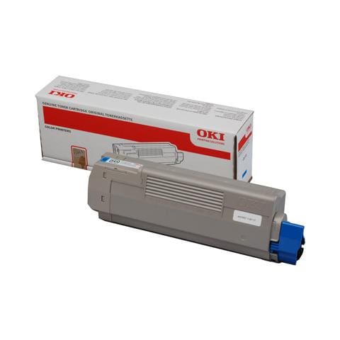 Cartuccia Toner Oki Originale C610 6000 Pagine Ciano 44315307 - Foto 2