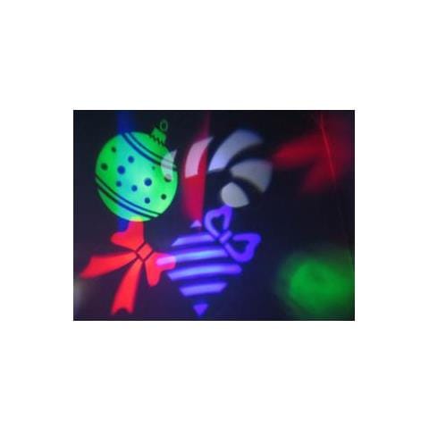 CLP 68 Proiettore a LED con 4 - 9 LED 1 W e 4 Gobo Inclusi Colore Nero - Foto 8