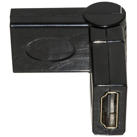 Adattatore Hdmi Femmina - Hdmi Femmina Con Connettore Ruotabile 360° - Foto 1