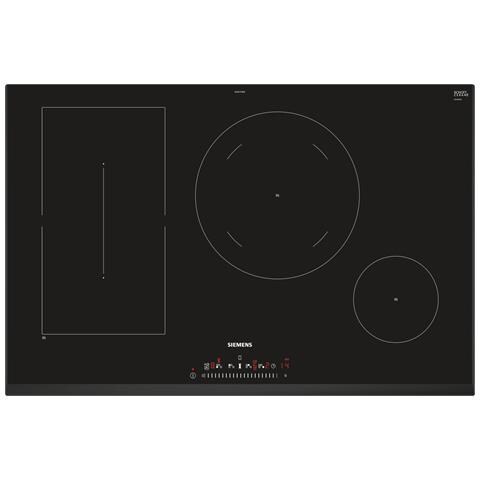 SIEMENS Piano Cottura ED851FSB5E a Induzione 4 Zone di Cottura da 80 cm Colore Nero