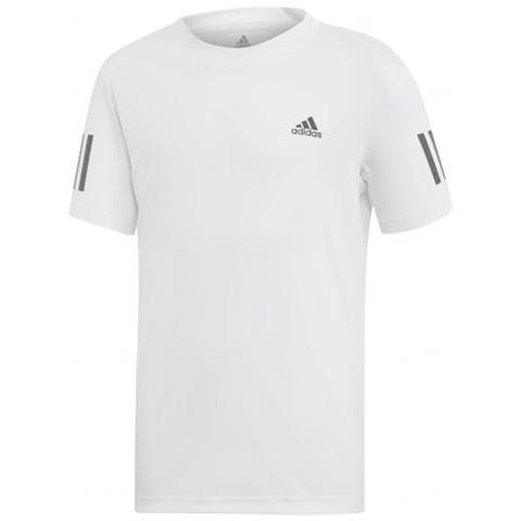 adidas Boys' Club 3 Stripes Tee