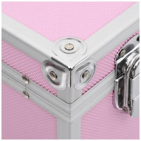 Valigia per Cosmetici 37x24x40 cm Rosa in Alluminio - Foto 2