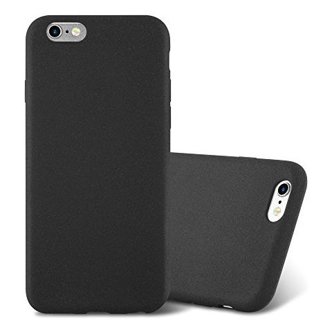 Custodia Compatibile Con Apple Iphone 6 / Iphone 6s In Frost Nero - Coperchio Protettivo In Silicone Tpu Flessibile - Foto 1