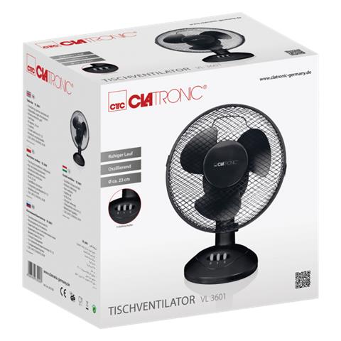 VL 3601 black 23 cm Table Ventilator - Foto 2