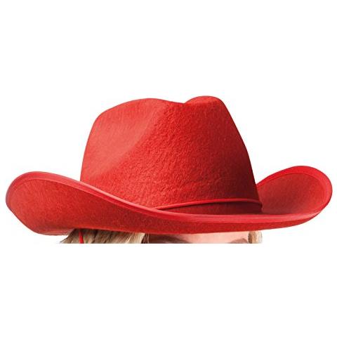 Feltro Cowboy Cappello Rosso - Foto 2