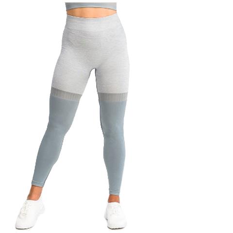 Leggins Stripes, Donna, Grigio, Ghette, Numero: S Eu - Foto 1