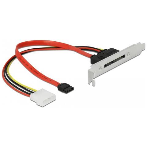 Staffa Per Slot Con 1 Connettore Sata Esterno A 22 Pin - Foto 2