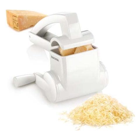 Grattugia, acciaio inossidabile, plastic - bianco - Foto 2